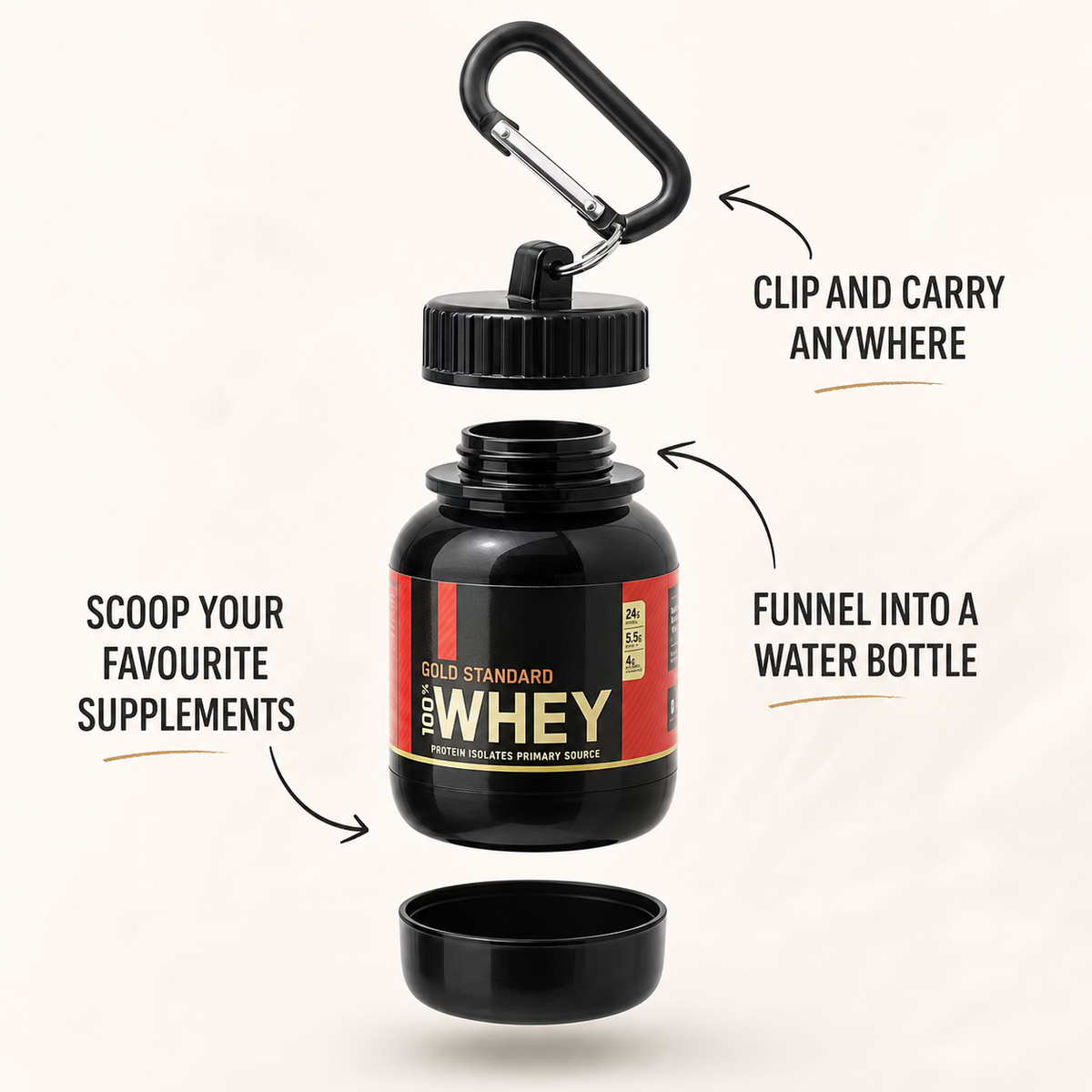 Craftline™ ProteinPod Keychain
